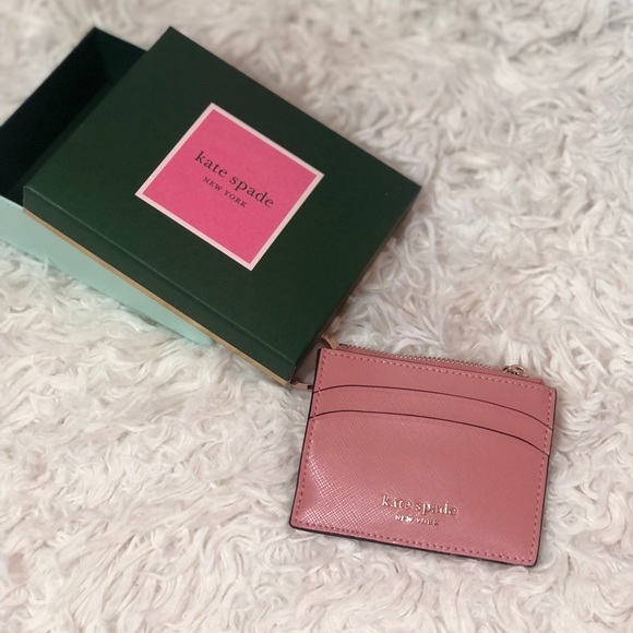 Kate Spade Morgan Cardholder, Salmon Pink - Picture 5 of 10